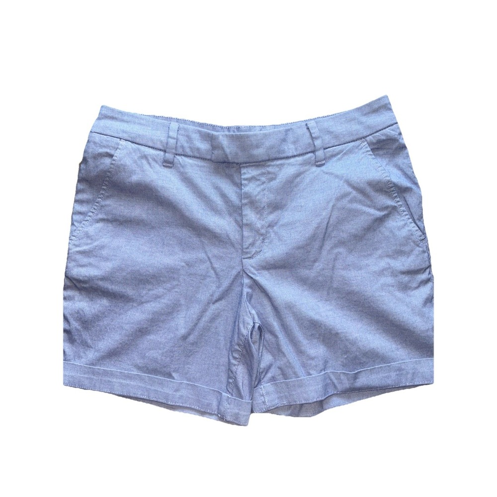 H &M shorts women Size 8 Blue Preppy Summer Vacation Cruise Wear